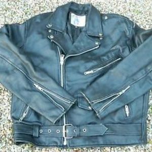 Vanguard brand men's leather jacket